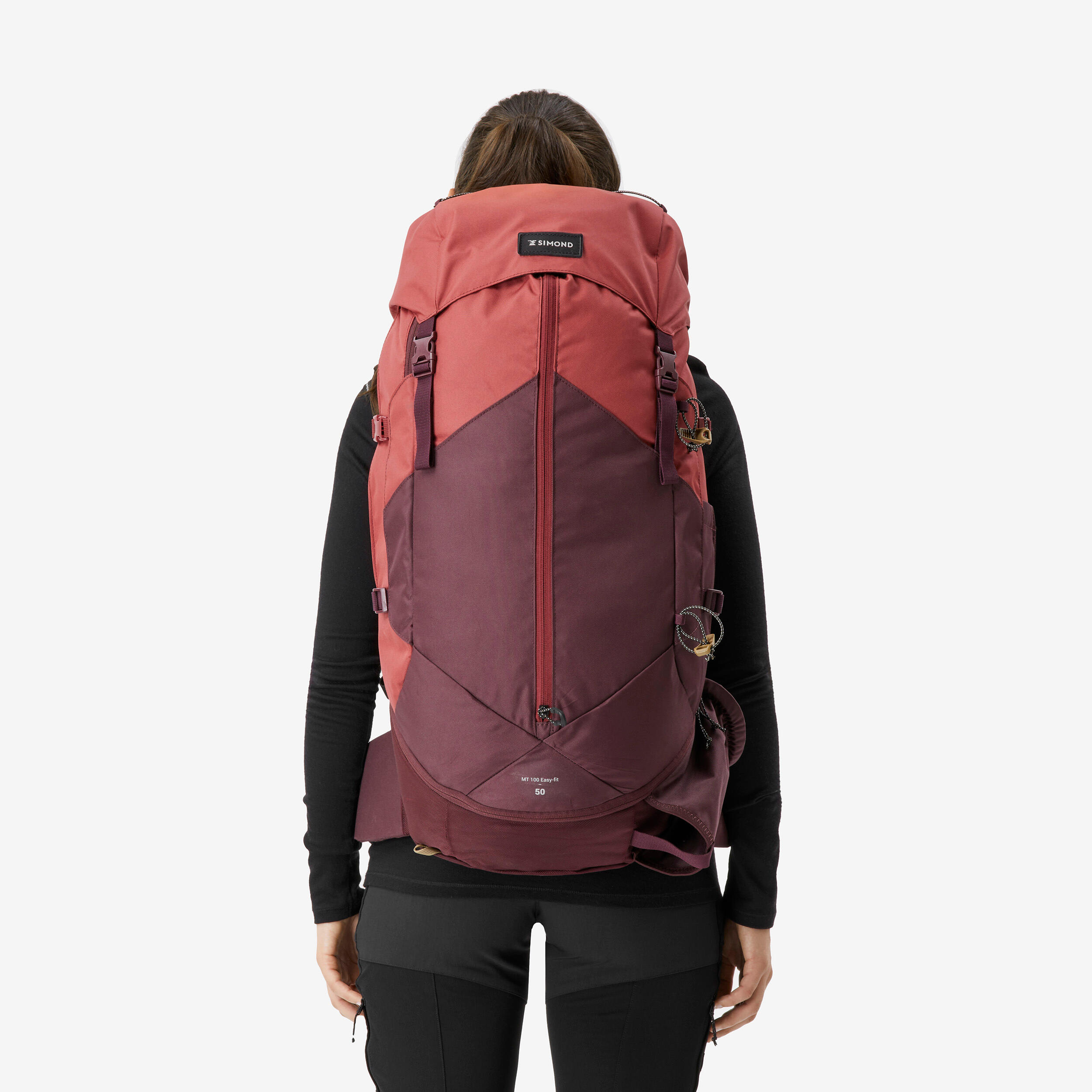 Mochila de trekking de 50 L para mujer MT 100 Easyfit